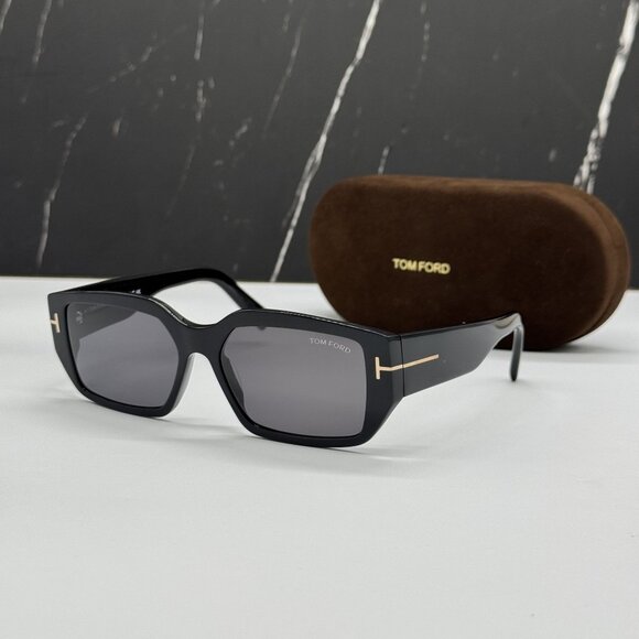 NEW TOM FORD SILVANO-02 TF989 01A BLACK WOMEN SUNGLASSES TOM FORD FT0989 01A main image 7